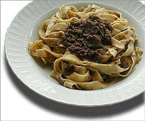 Fettuccine all'etrusca