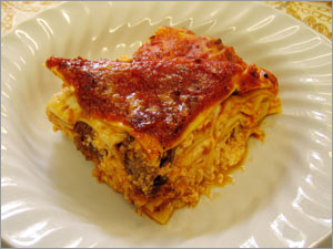 Lasagne con polpettine