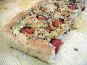 Focaccia tipo genovese