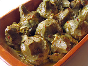 Carciofi alla romana